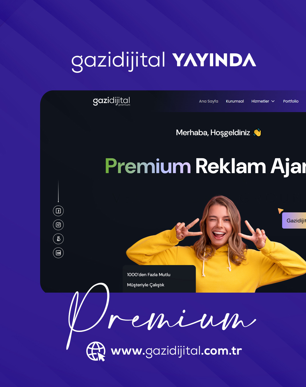 Premium Web Sitesi Yayında