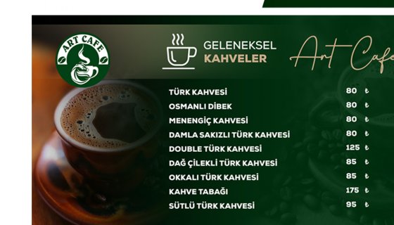  Art Cafe | TV Menü Tasarımı